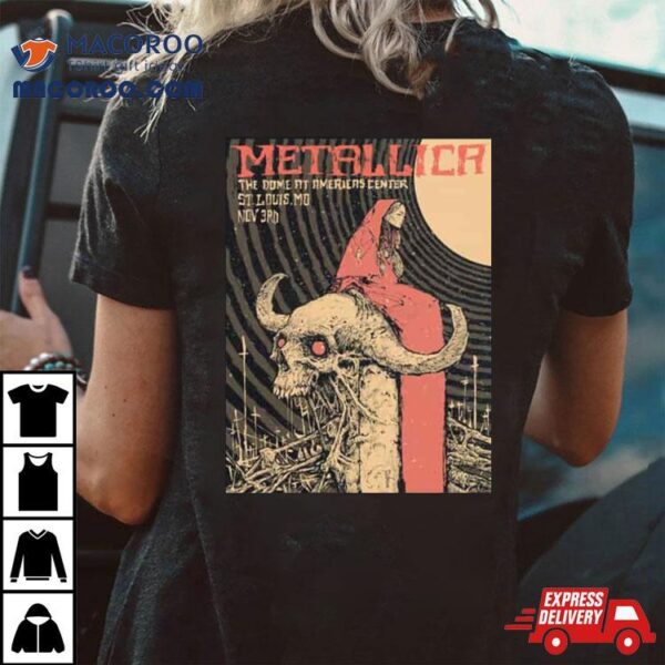 Tonight In M72 St Louis Met On Tour M72stl World Tour Metallica With Pantera At The Dome At America’s Center 3rd November 2023 T Shirt