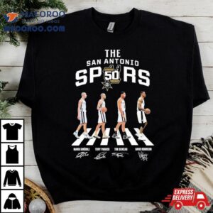 Tony Parker The San Antonio Spurs Players Signatures Tshirt