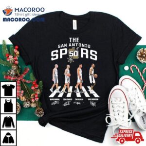 Tony Parker The San Antonio Spurs Players Signatures Tshirt