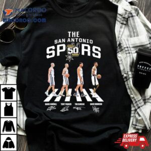 Tony Parker The San Antonio Spurs Players Signatures Tshirt