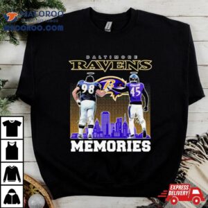 Tony Siragusa And Jaylon Ferguson Baltimore Ravens Memories Signatures Tshirt