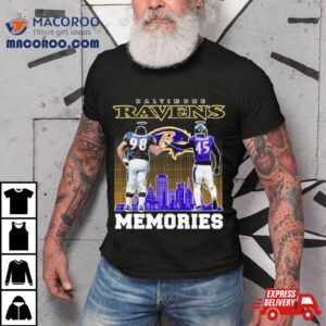 Tony Siragusa And Jaylon Ferguson Baltimore Ravens Memories Signatures Tshirt