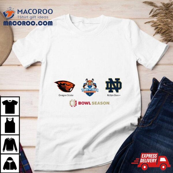 Tony The Tiger Sun Bowl Friday December 29 Oregon State Vs Notre Dame Bowl Season 2023 T Shirt