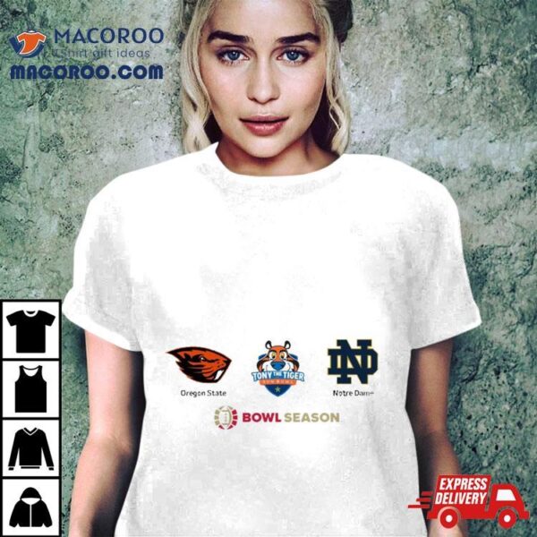 Tony The Tiger Sun Bowl Friday December 29 Oregon State Vs Notre Dame Bowl Season 2023 T Shirt