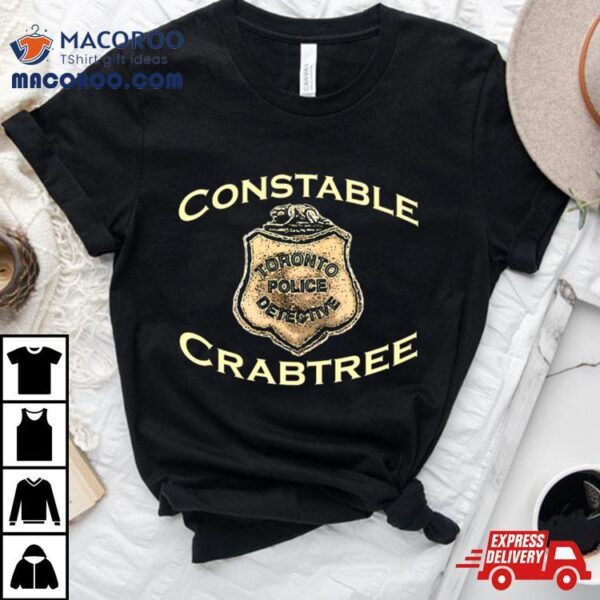 Toronto Constabulary Constable George Crabtree Murdoch Inspired Shirt