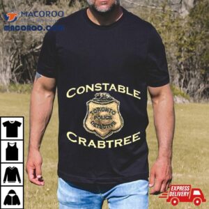 Toronto Constabulary Constable George Crabtree Murdoch Inspired Tshirt