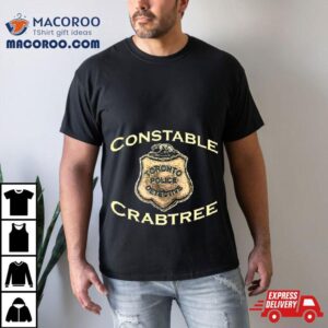 Toronto Constabulary Constable George Crabtree Murdoch Inspired Tshirt