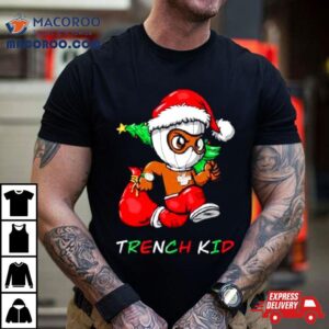 Trench Kid Running Christmas Tree Tshirt