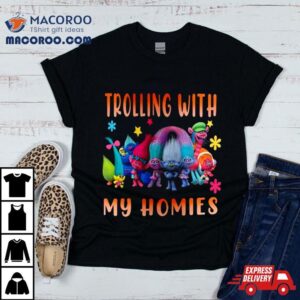 Trolls Trolling With My Homies Christmas Winter Holiday T Shirt