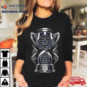 Trophy Dallas Cowboys Loyalty Inside My Dna Logo Tshirt