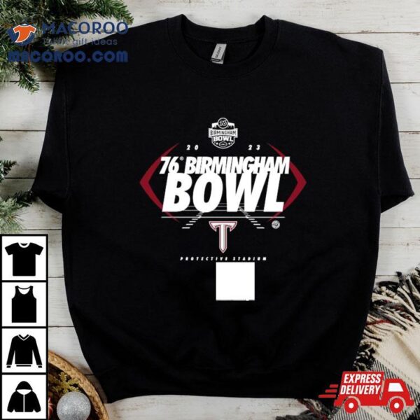 Troy Trojans 2023 Ticketsmarter Birmingham Bowl Graphic Shirt