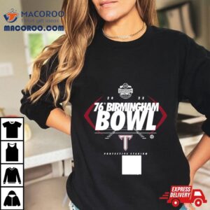 Troy Trojans Ticketsmarter Birmingham Bowl Graphic Tshirt