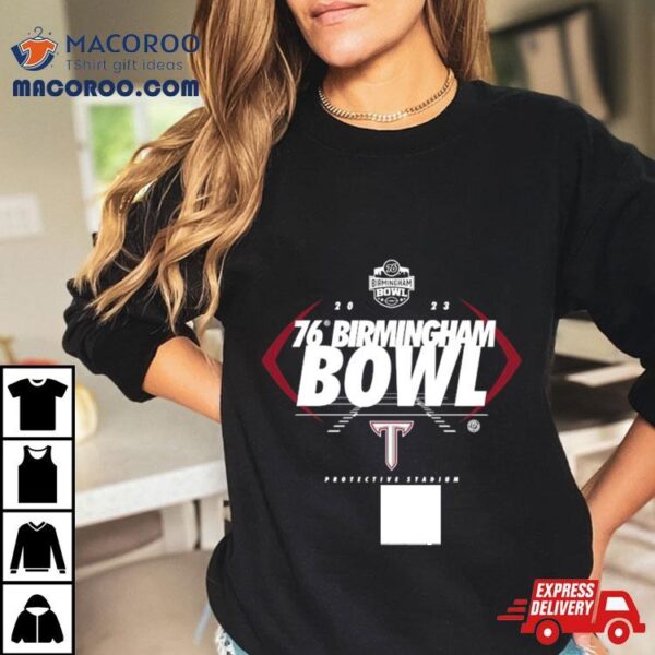 Troy Trojans 2023 Ticketsmarter Birmingham Bowl Graphic Shirt