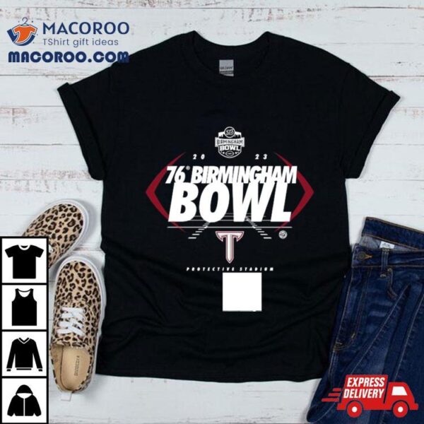 Troy Trojans 2023 Ticketsmarter Birmingham Bowl Graphic Shirt