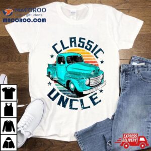 Trucker Classic Uncle Fathers Day Mens Vintage Shirt