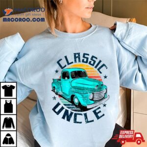 Trucker Classic Uncle Fathers Day Mens Vintage Tshirt