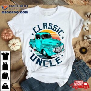 Trucker Classic Uncle Fathers Day Mens Vintage Tshirt