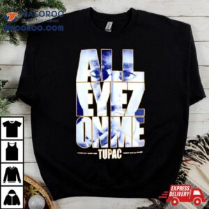 Tupac All Eyez On Me Foil Prin Tshirt