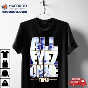 Tupac All Eyez On Me Foil Prin Tshirt