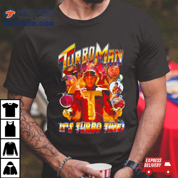 Turbo Man - It's Turbo Time - Jingle All The Way - T-Shirt