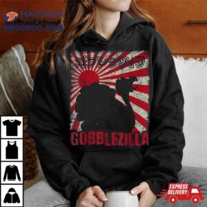 Turkey Day Thanksgiving Gobblezilla Tshirt