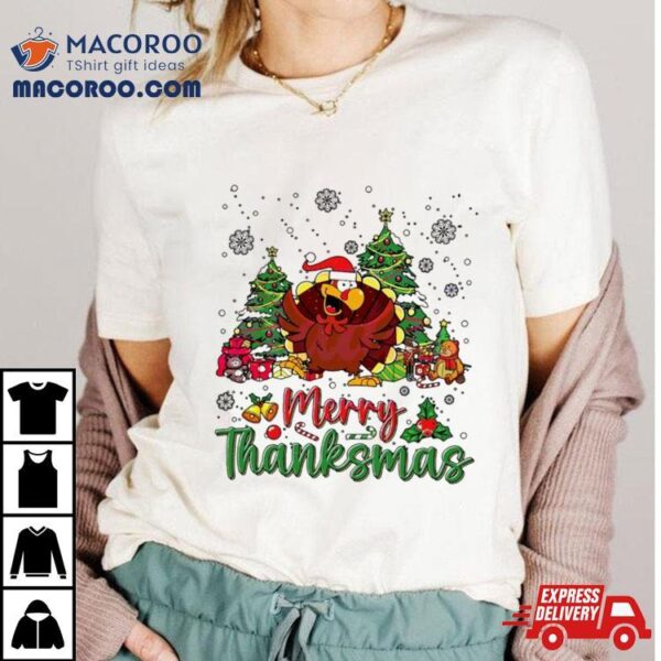 Turkey Merry Thanksmas Shirt