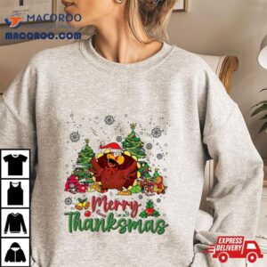 Turkey Merry Thanksmas Tshirt