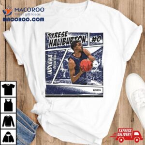 Tyrese Haliburton Indiana Comic Tshirt