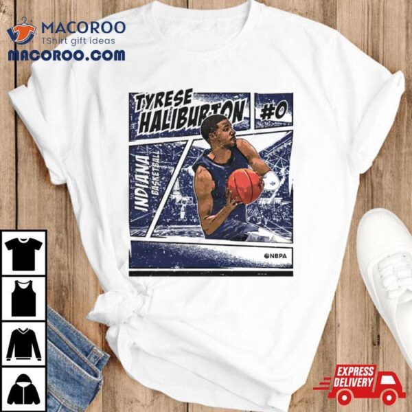 Tyrese Haliburton Indiana Comic Shirt