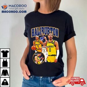 Tyrese Haliburton Indiana Pacers Vintage Tshirt