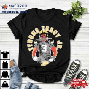 Tyrone Tracy Jr Purdue Boilermakers Football Cartoon Tshirt