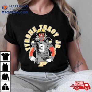 Tyrone Tracy Jr Purdue Boilermakers Football Cartoon Tshirt