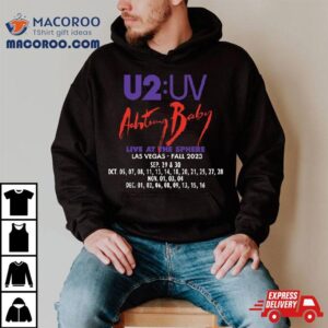 U Band Uv Achtung Baby Live At Sphere Tour Tshirt