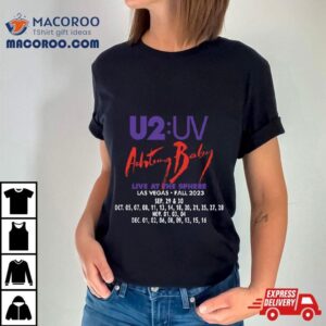 U Band Uv Achtung Baby Live At Sphere Tour Tshirt