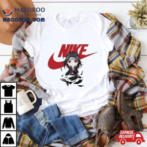 Uchiha Itachi Naruto Anime Nike Vintage Logo Tshirt