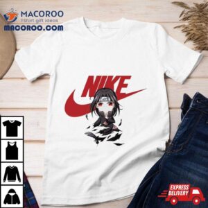 Uchiha Itachi Naruto Anime Nike Vintage Logo Tshirt