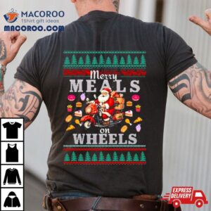 Ugly Christmas Sweater 2023 Bentley Koup Merry Meals On Wheels Shirt