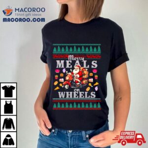 Ugly Christmas Sweater Bentley Koup Merry Meals On Wheels Tshirt