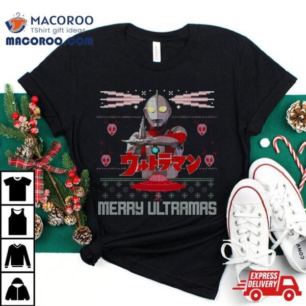 Ultraman Christmas Pattern Exclusive Shirt