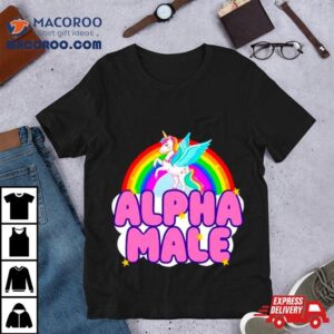 Union Alpha Male Rainbow Tshirt