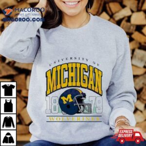 University Of Michigan Wolverines Est Vintage Tshirt