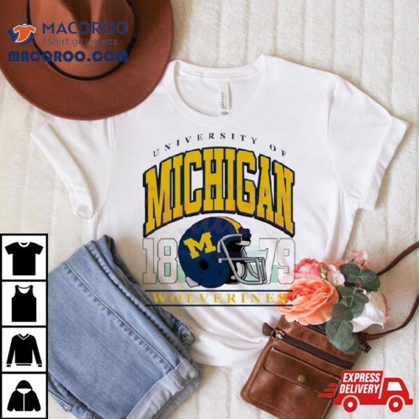 University Of Michigan Wolverines Est 1879 Vintage T Shirt