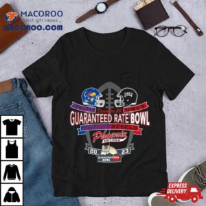 Kansas Jayhawks 2023 Guaranteed Rate Bowl Champions Football Shirt