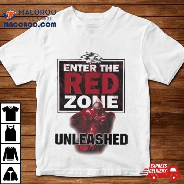 Unm Lobos Enter The Red Zone Unleashed T Shirt