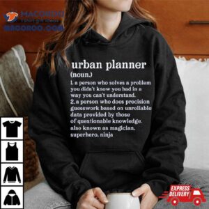 Urban Planner Definition A Person Who Does Precision Guesswork Tshirt