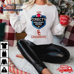 Usc Trojans Football Directv Holiday Bowl Champions Tshirt