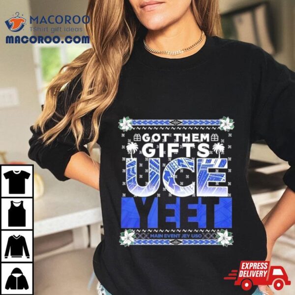 Uso Yeet Got Them Gifts Ugly Christmas Shirt