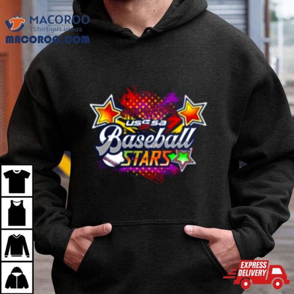 Usssa Cfl Usssa Baseball Stars Logo Mar 23 24 2024 T Shirt