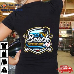 Usssa Cfl Usssa Beach Strike Out Logo Apr 6 7 2024 T Shirt