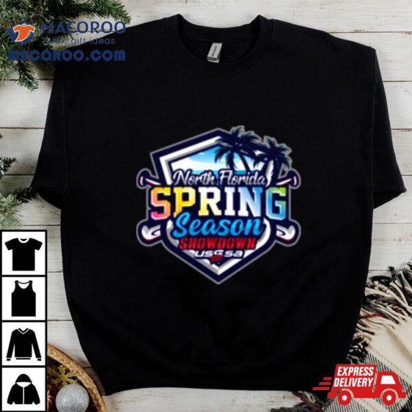 Usssa North Florida Spring Season Showdown Logo Apr 6 7 2024 T Shirt